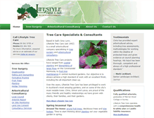 Tablet Screenshot of lifestyletreecare.co.nz